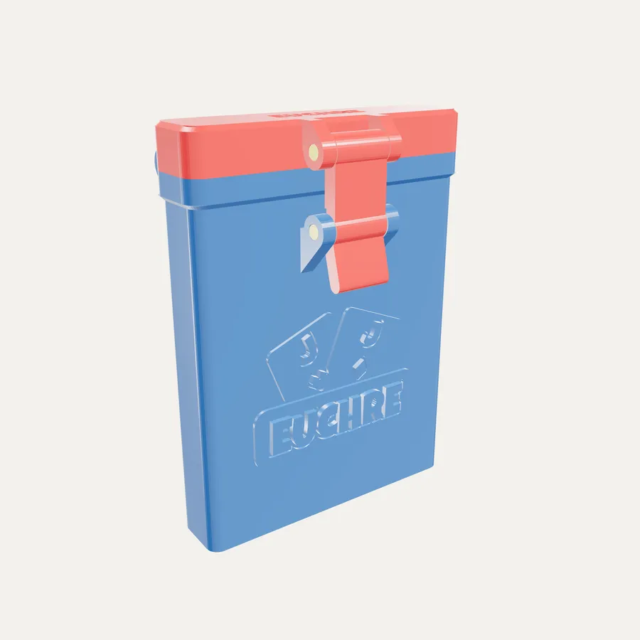 Euchre card box